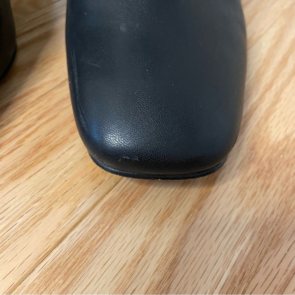 Express Faux Leather Block Heel Ankle Booties, Black, Size 7, EUC - Picture 13 of 16